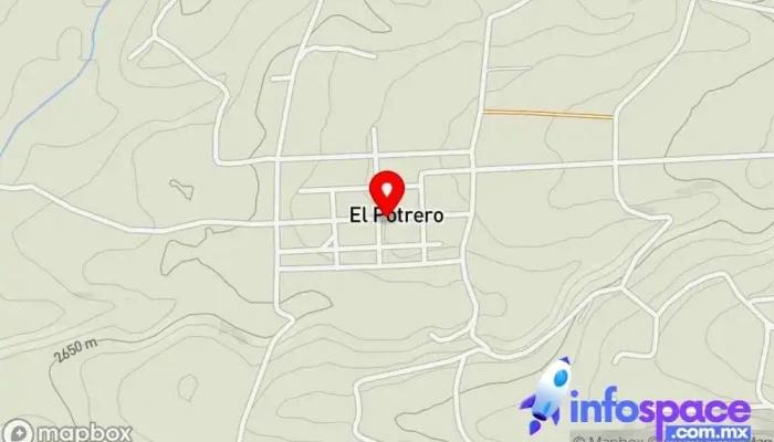mapa de OFTV No. 0027 Emiliano Zapata Escuela en El Potrero