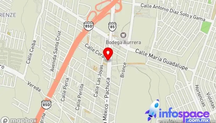 mapa de Ojo De Agua Bus stop en Ojo de Agua