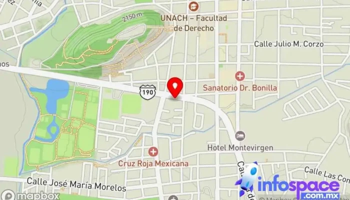 mapa de Ómnibus de Chiapas [Terminal San Cristóbal de las Casas] Servicio de transporte en San Cristóbal de las Casas