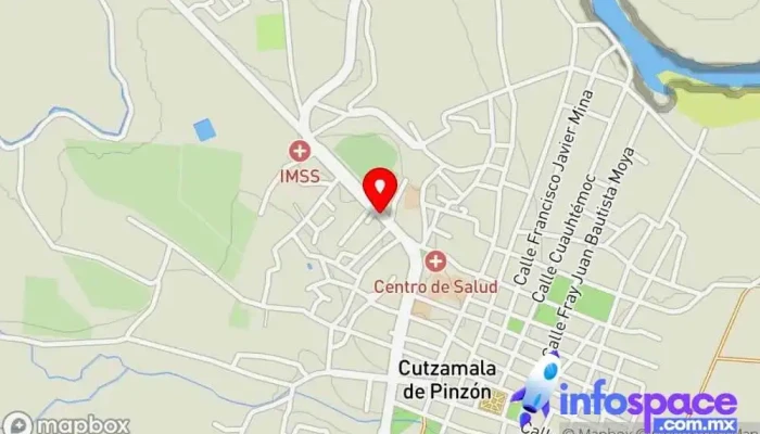 mapa de Omnibus De México - Cutzamala Agencia expendedora de billetes de autobús, Viajes en Cutzamala