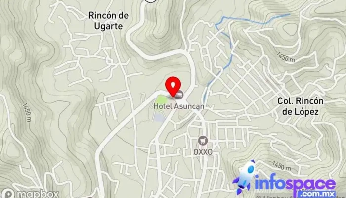 mapa de Omnibus De México Suc Tejupilco Empresa de autobuses en Tejupilco de Hidalgo