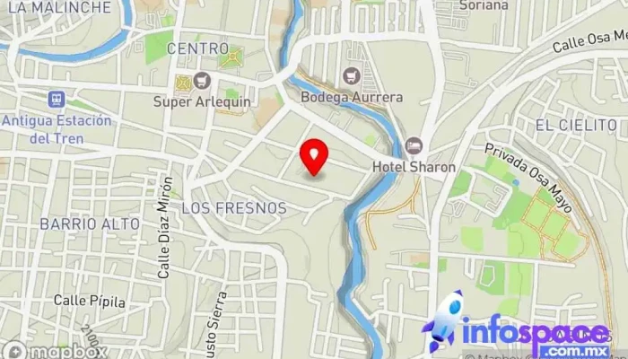 mapa de Ovnibus Servicio de transporte en Tula de Allende