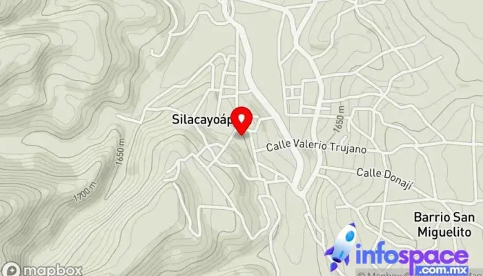 mapa de Palacio Municipal Silacayoapam Secretaría municipal en Silacayoápam