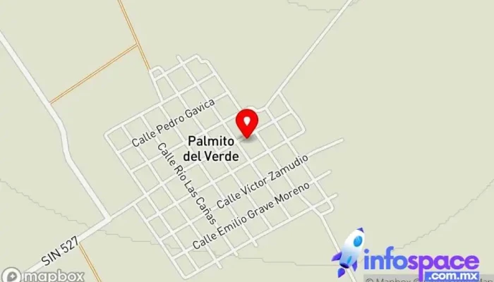 mapa de Palmito del Verde  en Palmito del Verde