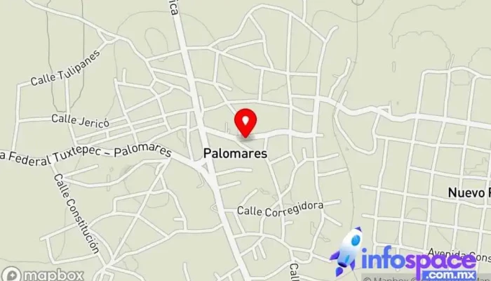 mapa de Palomares Oaxaca Oficina de correos en Palomares