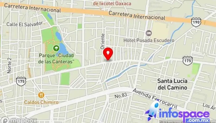 mapa de Parada citybus Empresa de autobuses en Santa Lucía del Camino