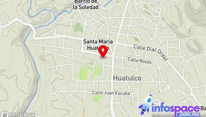 mapa de Parada Colombo Servicio de transporte en Santa María Huatulco