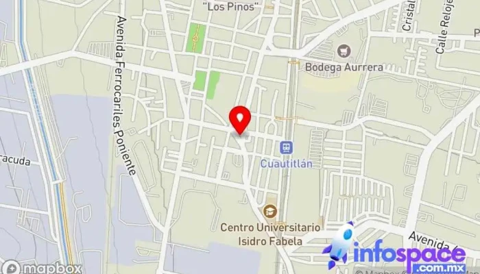 mapa de Paradero de autobuses tepojacos y Santa María las torres Servicio de transporte en Cuautitlán