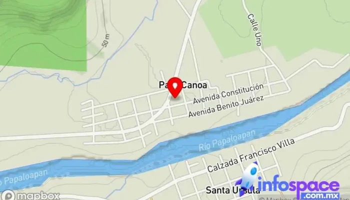 mapa de Paso Canoa  en Paso Canoa