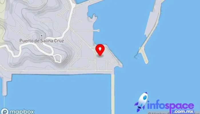 mapa de PEMEX Servicios Portuarios - Terminal Marítima Empresa portuaria en Salina Cruz