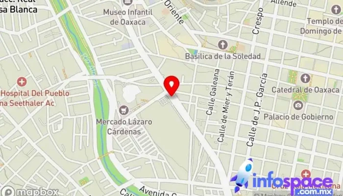 mapa de Periférico - Central De Abastos Bus stop en Oaxaca de Juárez
