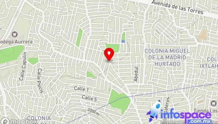 mapa de Pino Av. Carlos Hank González Bus stop en Ciudad de México