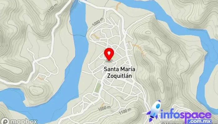 mapa de Plaza Comunitaria Zoquitlan IEEA Escuela en Santa María Zoquitlán