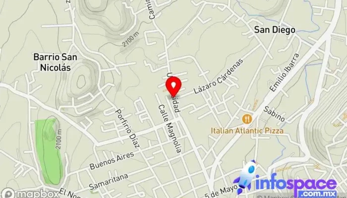 mapa de Pochtec Tlaxiaco Servicio de informática en Tlaxiaco