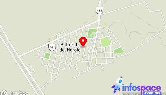 mapa de Potrerillo del Norote  en Potrerillo del Norote