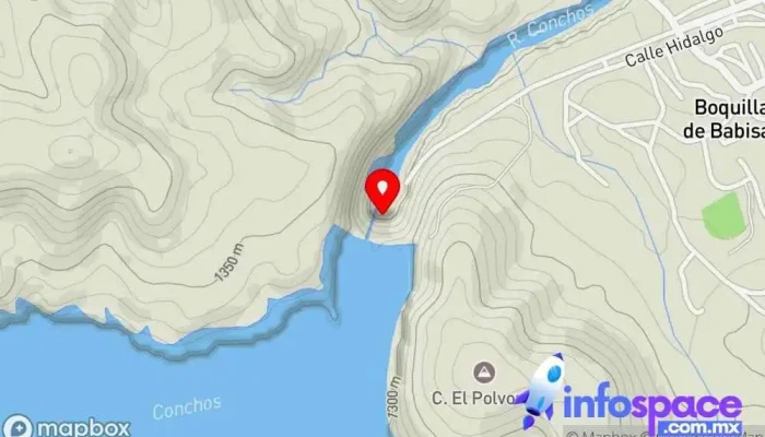 mapa de Presa de la Boquilla Puente en Boquilla de Babisas