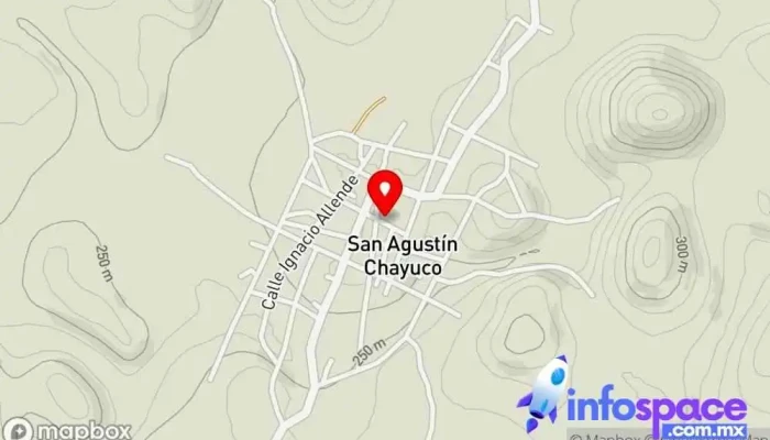 mapa de Presidencia Municipal de San Agustin Chayuco Oficina de la Administración en San Agustín Chayuco