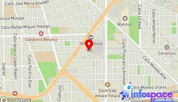 mapa de Primera Plus Empresa de autobuses en Toluca de Lerdo