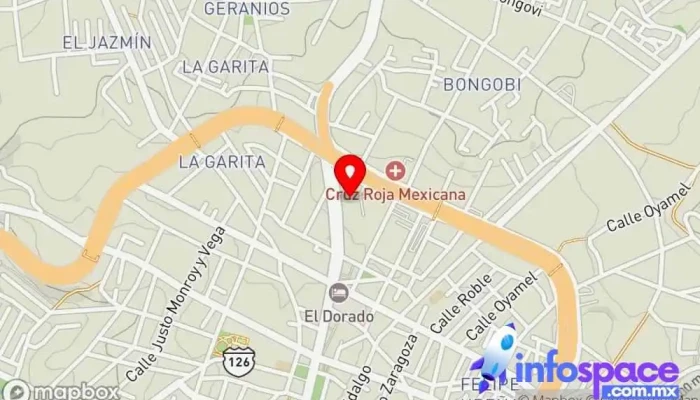 mapa de Primera Plus Empresa de autobuses en Atlacomulco de Fabela