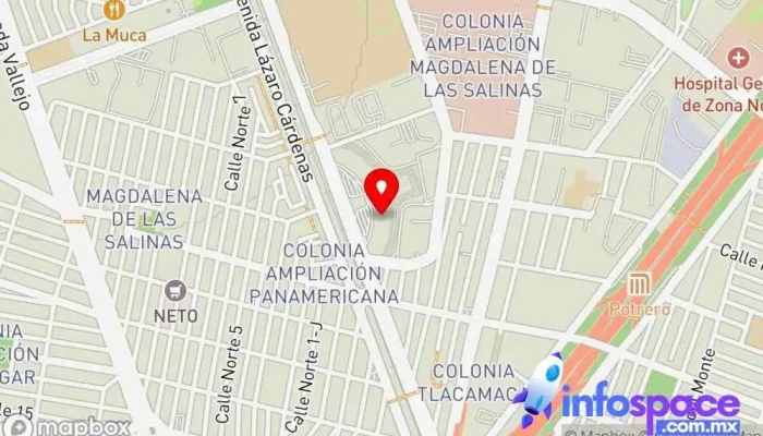 mapa de Primera Plus Tapo Empresa de autobuses en Gustavo A. Madero, Ciudad de México