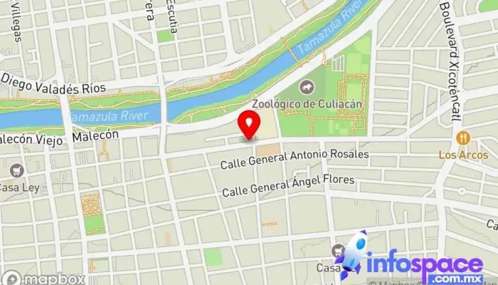 mapa de PROEZA Consultoria DH Consultora de marketing en Culiacán Rosales