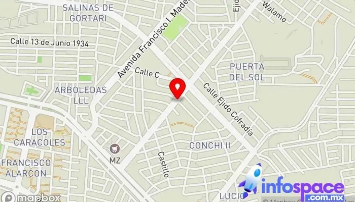 mapa de PTX Paquetería Mazatlán Servicio de logística en Mazatlán