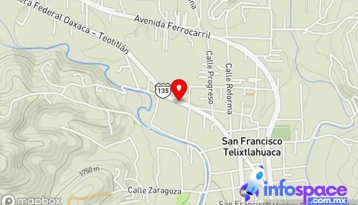 mapa de Publicidad Del Sureste Imprenta en San Francisco Telixtlahuaca