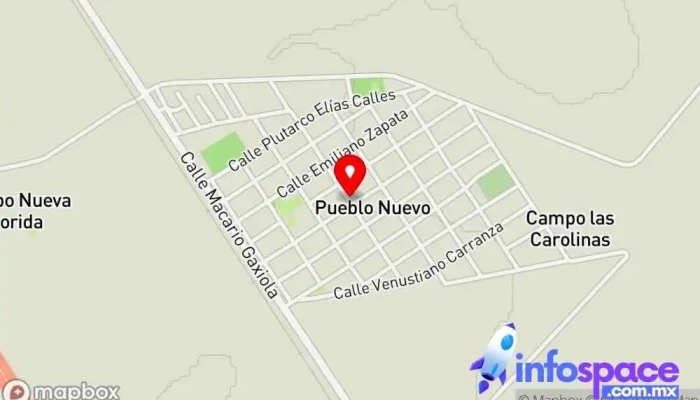 mapa de Pueblo Nuevo  en Pueblo Nuevo