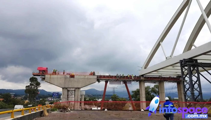 Puente ARCO—Tren Interurbano México-Toluca — La Peninsular Cía. Constructora - San Pedro Tultepec
