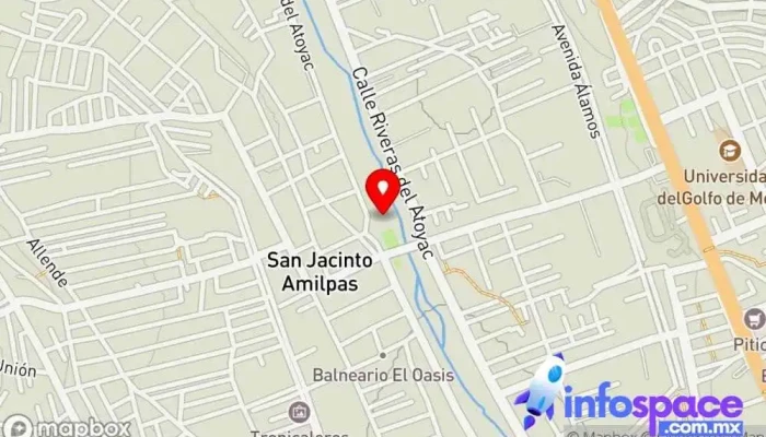 mapa de Puente de San Jacinto Amilpas Puente en San Jacinto Amilpas