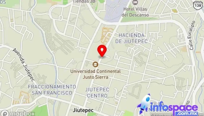 mapa de Pullman de Morelos  en Jiutepec