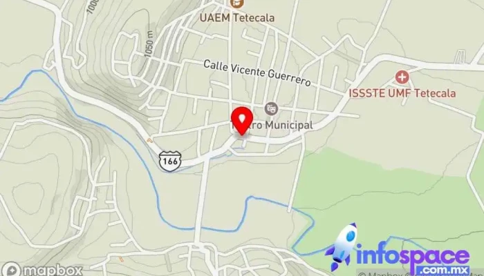 mapa de Pullman de Morelos Tetecala Servicio de transporte en Tetecala