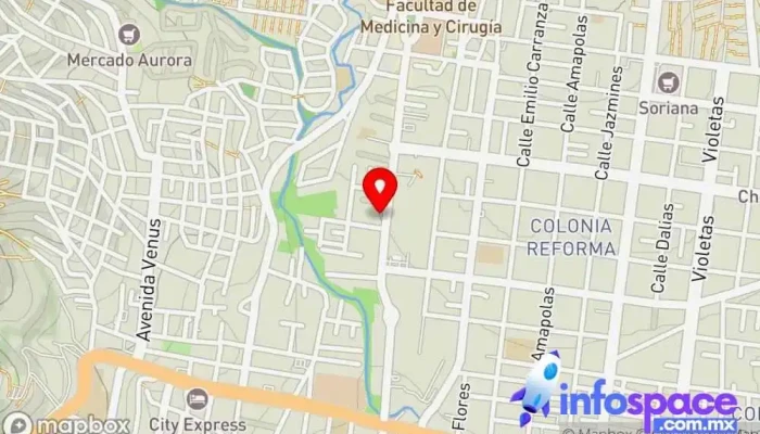 mapa de Punto de Red Consultora informática en Oaxaca de Juárez