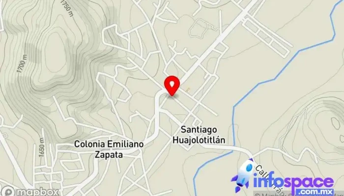 mapa de Punto Digital Proveedor de servicios de Internet en Santiago Huajolotitlán