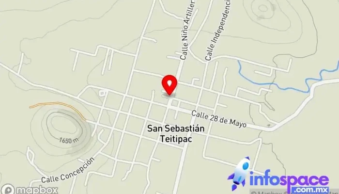 mapa de Punto Yastás en Ciber Teitipac Comercio, Institución financiera, Cibercafé, Quiosco de recarga para móviles, Servicio de giros bancarios, Servicio de transferencias de dinero, Trust Bank en San Sebastián Teitipac