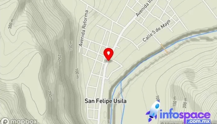 mapa de Punto Yastás en Compu Beher Comercio, Quiosco de recarga para móviles, Servicio de giros bancarios, Servicio de transferencias de dinero, Trust Bank en San Felipe Usila
