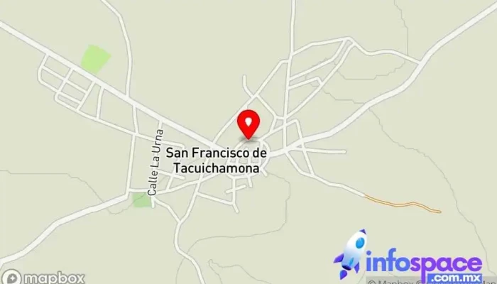 mapa de Punto Yastás en Multipagos Tacuichamona Comercio, Institución financiera, Quiosco de recarga para móviles, Servicio de giros bancarios, Servicio de transferencias de dinero, Trust Bank en San Francisco de Tacuichamona