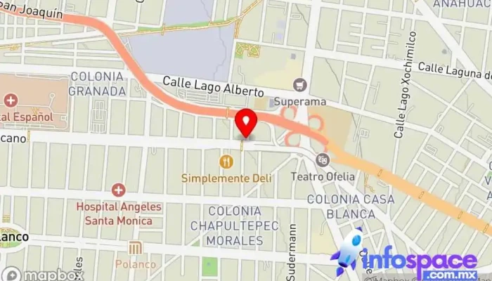 mapa de Quality & Knowledge on IT Services Empresa de software en Miguel Hidalgo, Ciudad de México