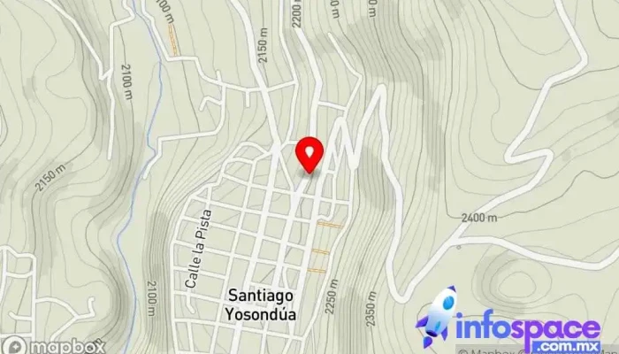 mapa de RCY COMUNICACIONES YOSONDUA Empresa de medios de comunicación en Tlaxco