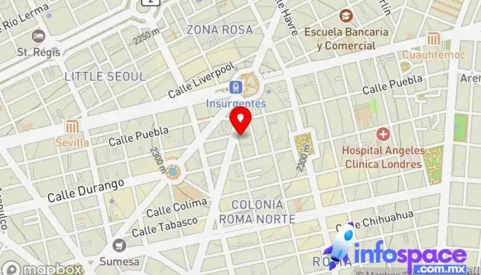 mapa de REALNET, S.A. DE C.V. Empresa de software, Servicios de empresa a empresa, Consultora informática, Servicio de seguridad informática, Tienda de informática, Soporte y servicios informáticos, Diseñador de sitios web en Cuauhtémoc, Ciudad de México