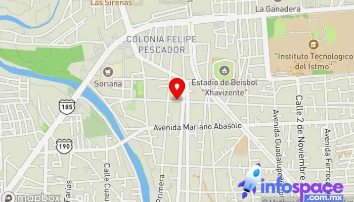 mapa de RECLUTADORA Agencia de colocación en Juchitán de Zaragoza