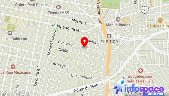 mapa de RED Soluciones Servicios legales en Oaxaca de Juárez