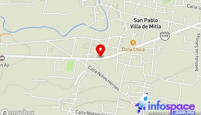 mapa de Relata Oaxaca Empresa de relaciones públicas en San Pablo Villa de Mitla