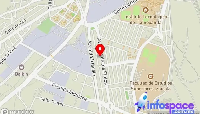 mapa de Renta Siigo Aspel. SAE COI NOI Empresa de software en Tlalnepantla