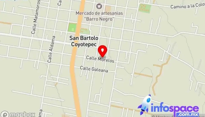 mapa de Reparación y Mantenimiento a Computadoras Servicio de informática en San Bartolo Coyotepec