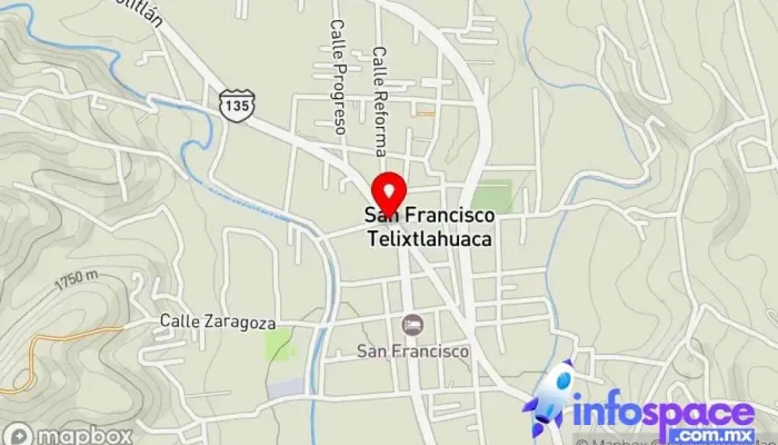 mapa de Reparaciones AlphaCell Tienda de reparación de teléfonos móviles en San Francisco Telixtlahuaca