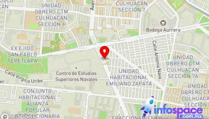 mapa de Revista Consultoria Oficinas de empresa en Coyoacán, Ciudad de México