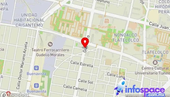 mapa de Ricardo Flores Magón Estación de autobuses en Ciudad de México