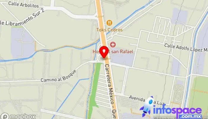mapa de Río Cuautitlán, México-Queretaro Bus stop en Cuautitlán Izcalli