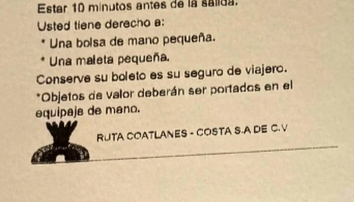 Ruta Coatlanes Costa -  Zona - Brisas de Zicatela